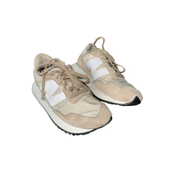 New Balance 237 Athletic Running Shoes Casual Women's Sz 5.5 Brown White WS237YB - Picture 1 of 10